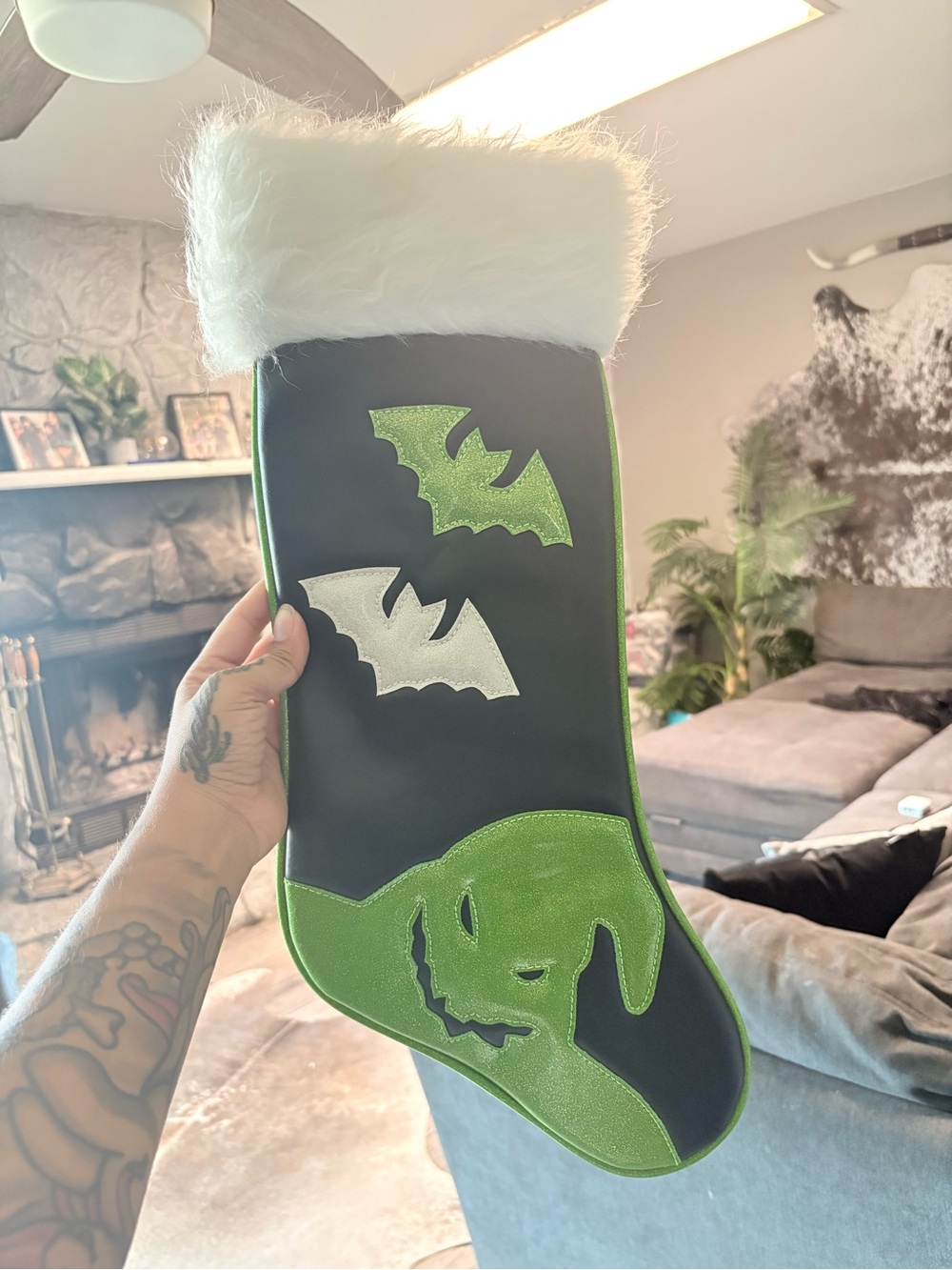 Love pain and stitches Christmas stockings
